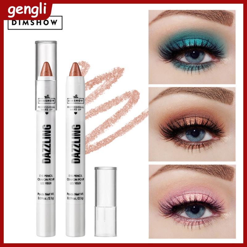 [GL] Bút Chì Phấn Mắt Cao DIMSHOW Chống Thấm Nước Lấp Lánh Phấn Mắt Khỏa Thân Nằm Tơ Trang Điểm Sắc 