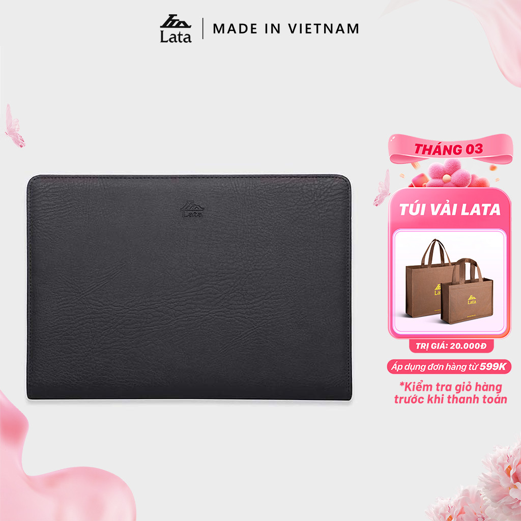 Ví Lata (Thời trang nam dáng cầm tay cỡ lớn - Ví da CT001)