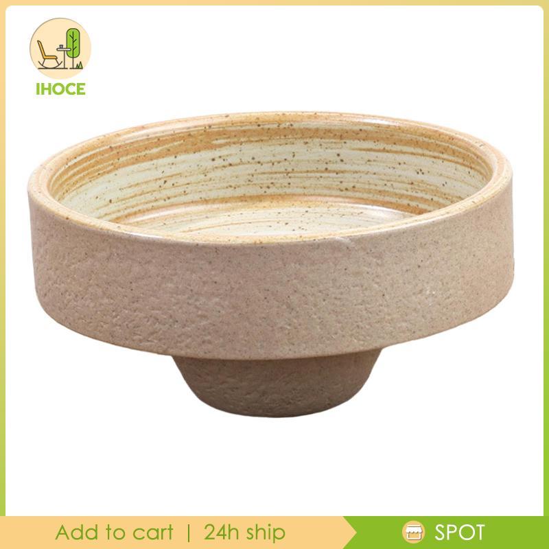 Gốm Ikebana Bát Tròn Nhật Bản Ikebana Dụng Cụ Vintage Hoa Sắp Xếp Tiếp Liệu Chậu Hoa Hộp Đựng Để Tra