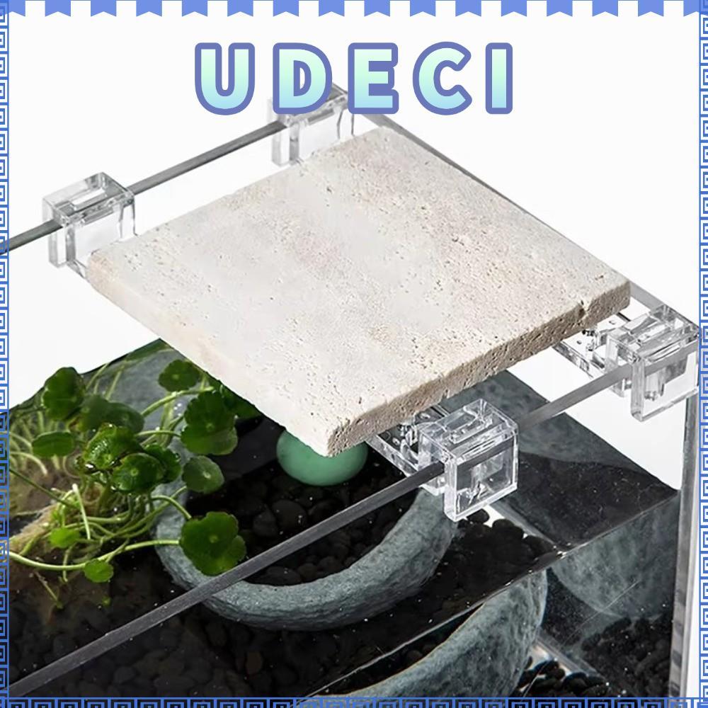 Giá đỡ nắp thủy tinh bể cá UDECI 1PC, Giá đỡ nắp bể cá acrylic trong suốt, Độ dày tường bền 4,5 / 5 