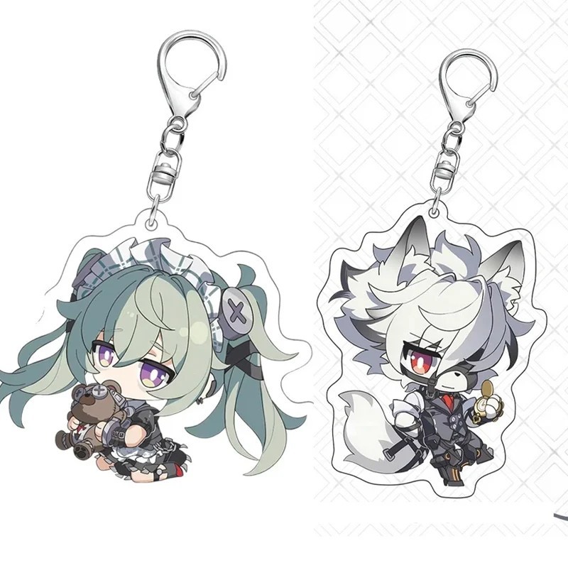 Móc khóa Zenless Zone Zero ZZZ nhân vật Ellen Joe Lycaon Rina Acrylic Mica phụ kiện treo balo túi xá