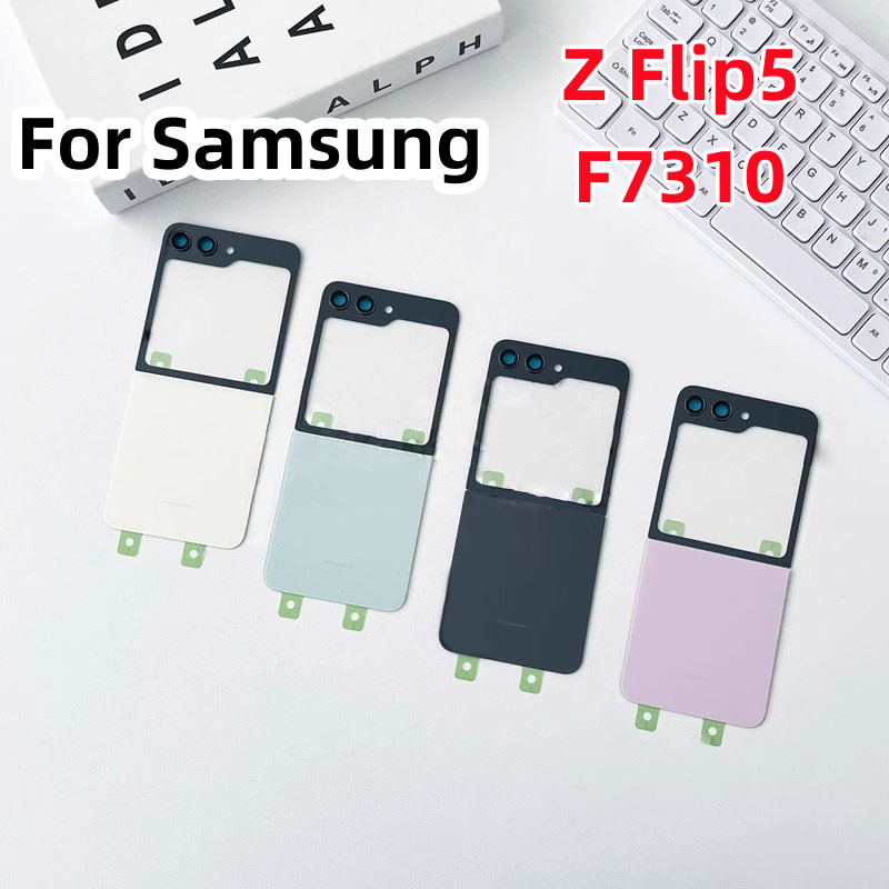 Ốp điện thoại Kính Thay Thế Cho Samsung Galaxy Z Flip5 F7310 F731U F731B F731N Vỏ Pin Cửa Sau Vỏ Ốp 