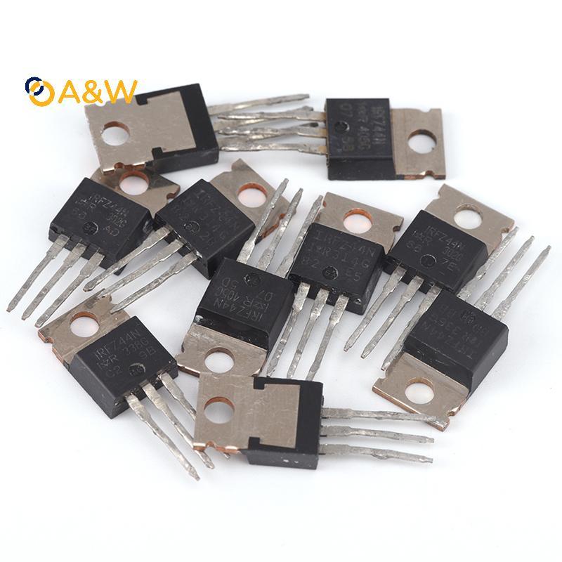 A & W Mới 10 Chiếc 55V 49A IRFZ44N IRFZ44 Điện Transistor MOSFET N-Channel L