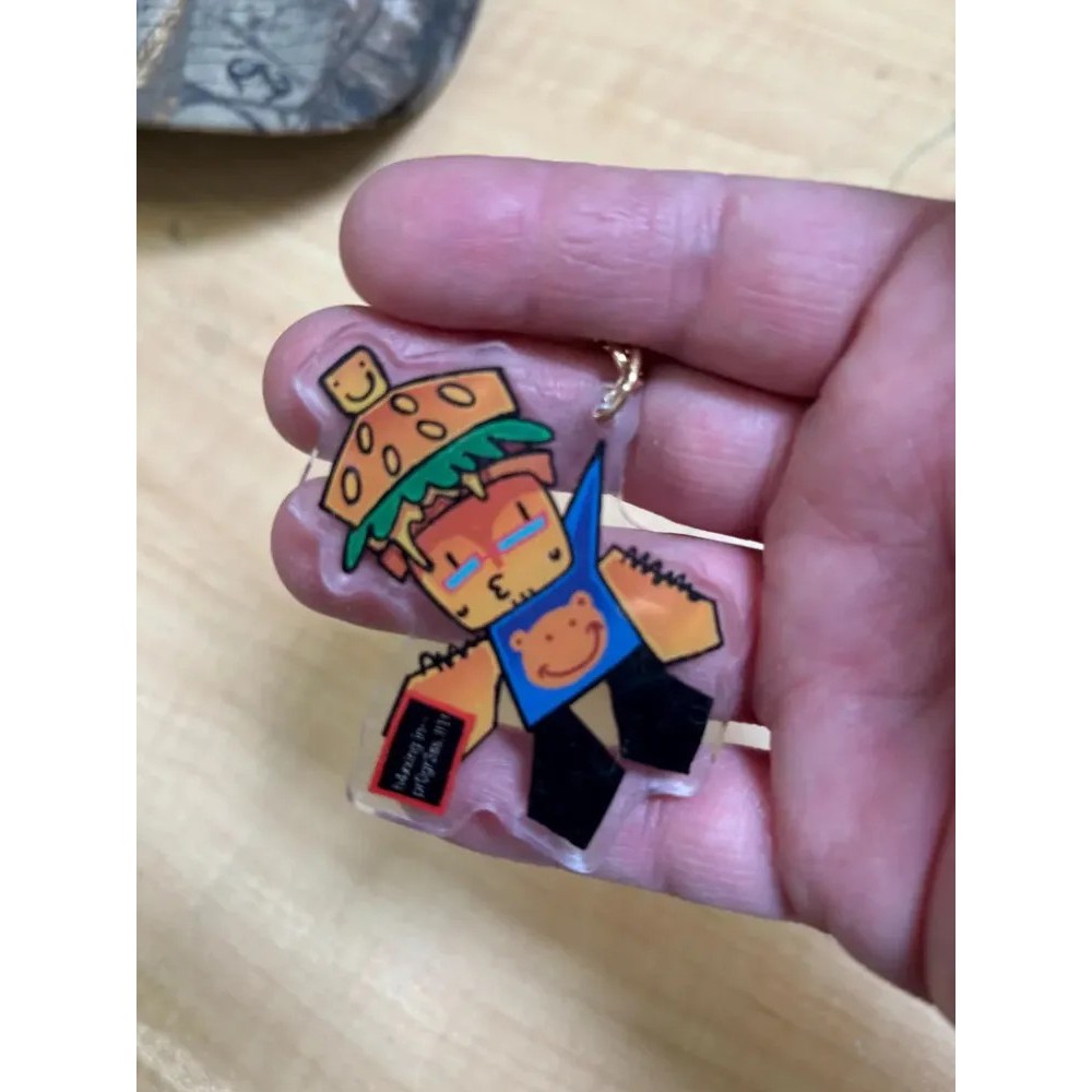 Móc khóa Mica Acrylic nhân vật game 007n7 Forsaken phong cách hoạt hình dễ thương trang trí balo túi