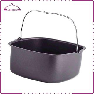 Thép Carbon Nồi Chiên Không Khí Chảo Nướng Bánh Thùng Máy Nướng Chảo Chảo Pizza Chảo Chiên Không Khí Phụ Kiện Cho Bánh Khoai Tây Chiên Bánh Mì