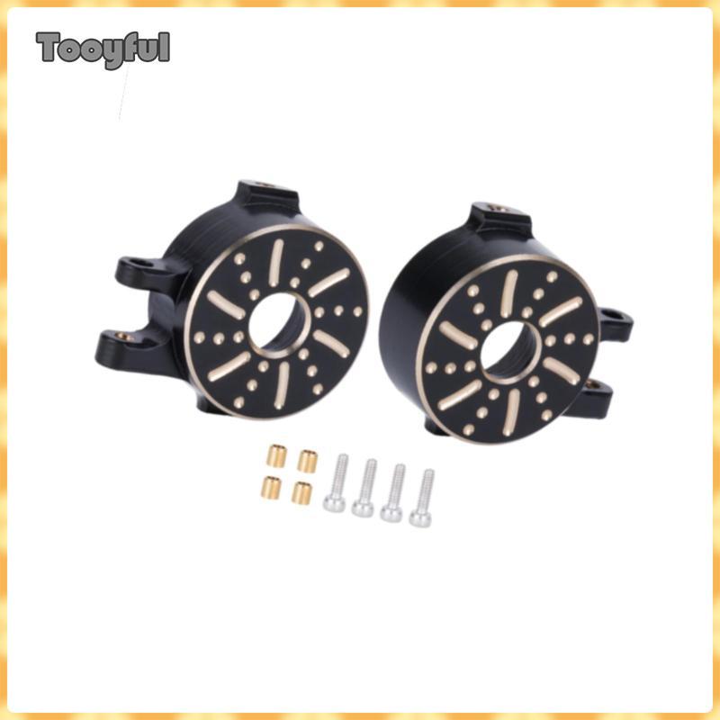 Tooyful Brass RC Lái Knuckles Kim Loại Nâng Cấp Phần Cho 1 / 32 RC Xe Bánh Xích Phụ Kiện Thay Thế