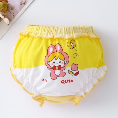 Adabaobao® ᵛⁿQuần lót tam giác LUCKY BIG CAT in hình hoạt hình phong cách Hàn Quốc cho bé