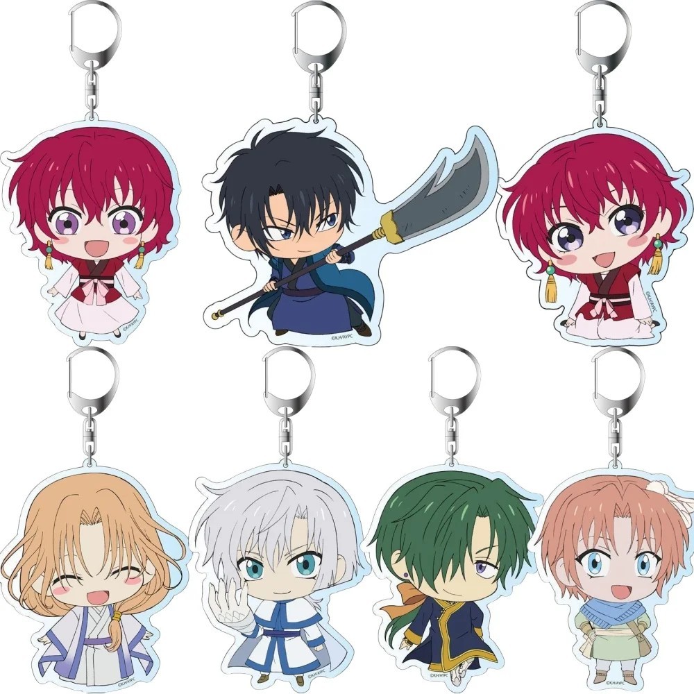 Móc khóa Anime Akatsuki no Yona Công chúa Bình Minh Acrylic Mica Chibi in hình Yona Hak Yun Kija Shi