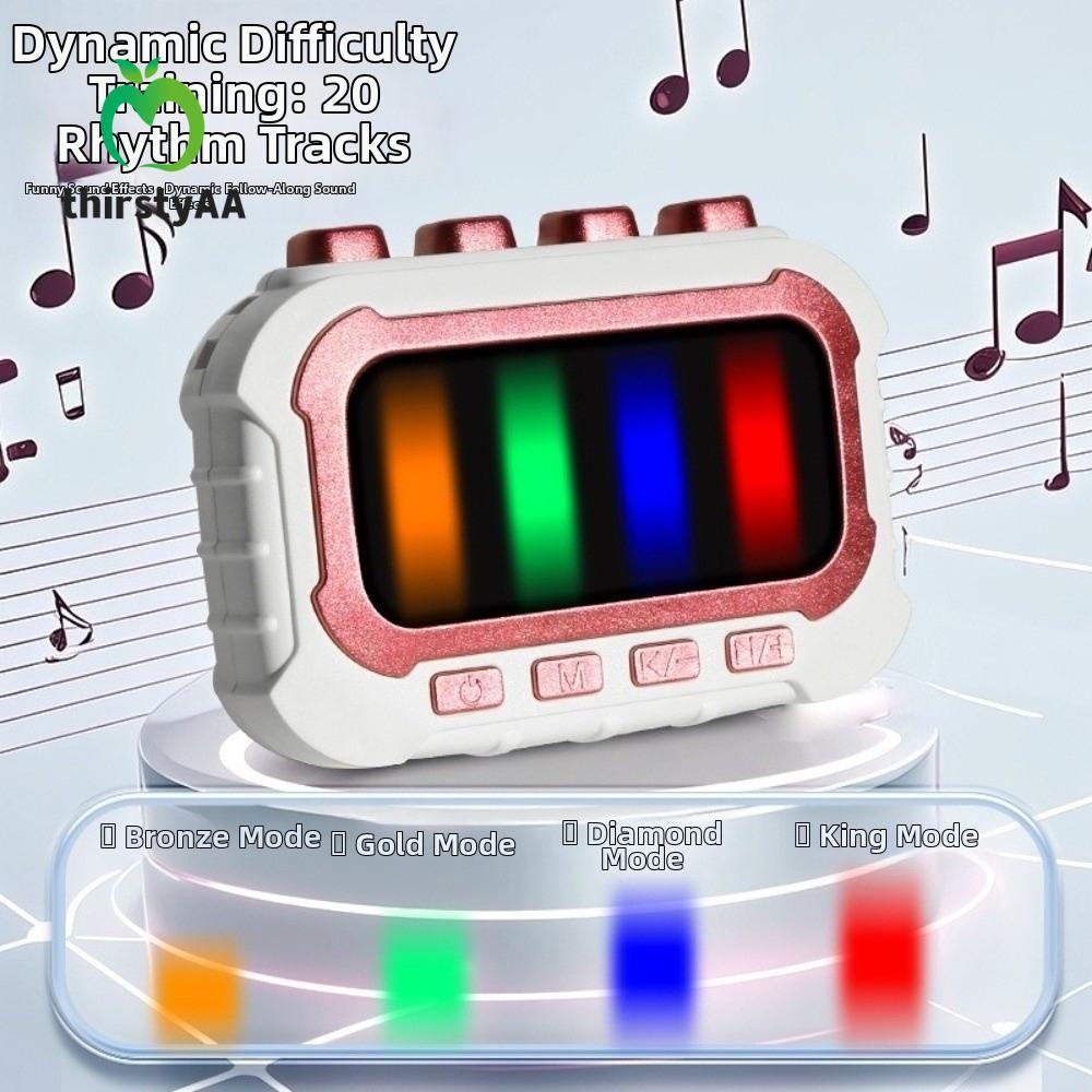 THIRSTYAA Kid Fingertip Fidget Toy, Hand Speed Training Light Up Music Rhythm Game, Music Lover Fast