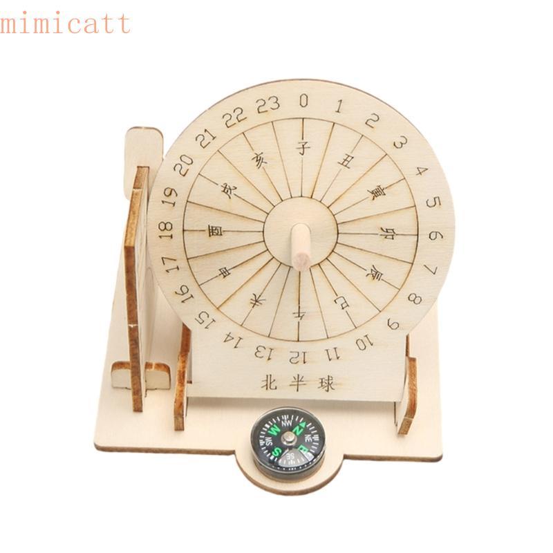 Equatorial Clock Model Hands on Assembly Toy Children Educational Toy