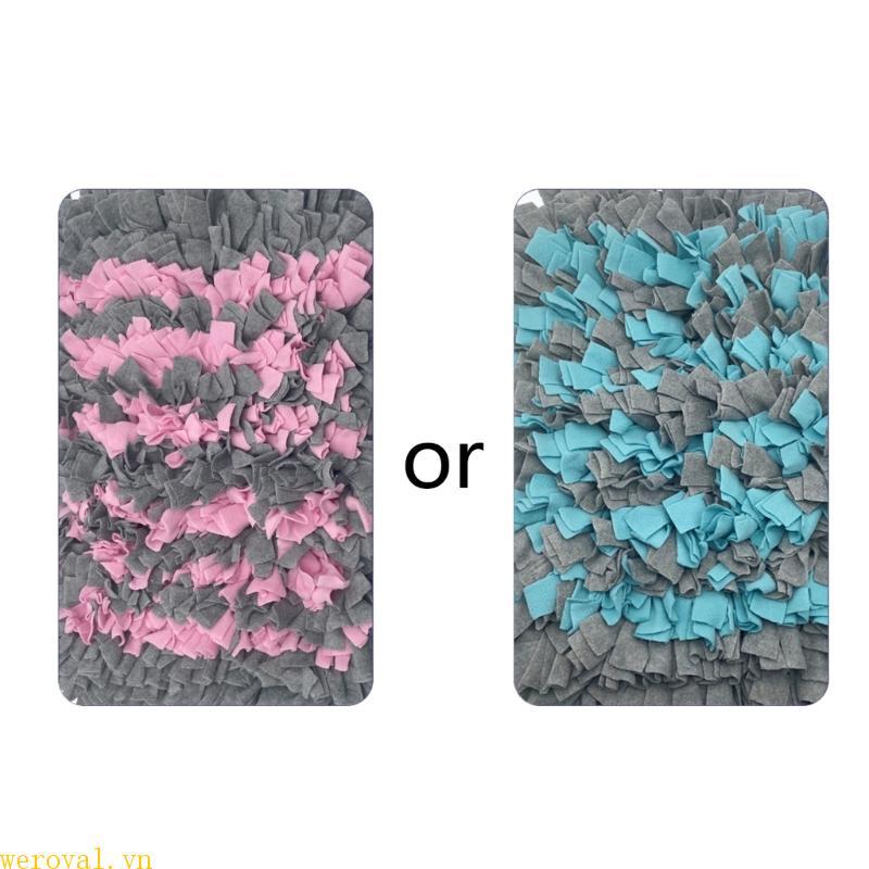 WER Dog Sniff Pad Pet Dog Snuffle Mat Pet Nose Pad Nosework Đồ chơi xếp hình ngoài trời