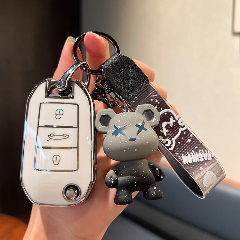 Vỏ chìa khóa JINSHINXIA Dongfeng Citroen Versailles C5X, C4L, SEAT Iberia, C6, Aircross, C5, C3XR Kh