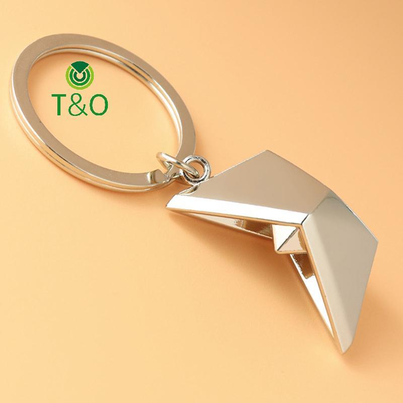 T&O-t Thuyền Giấy Chèo - Móc Khóa Hợp Kim Hình Thuyền Nam, Dễ Thương