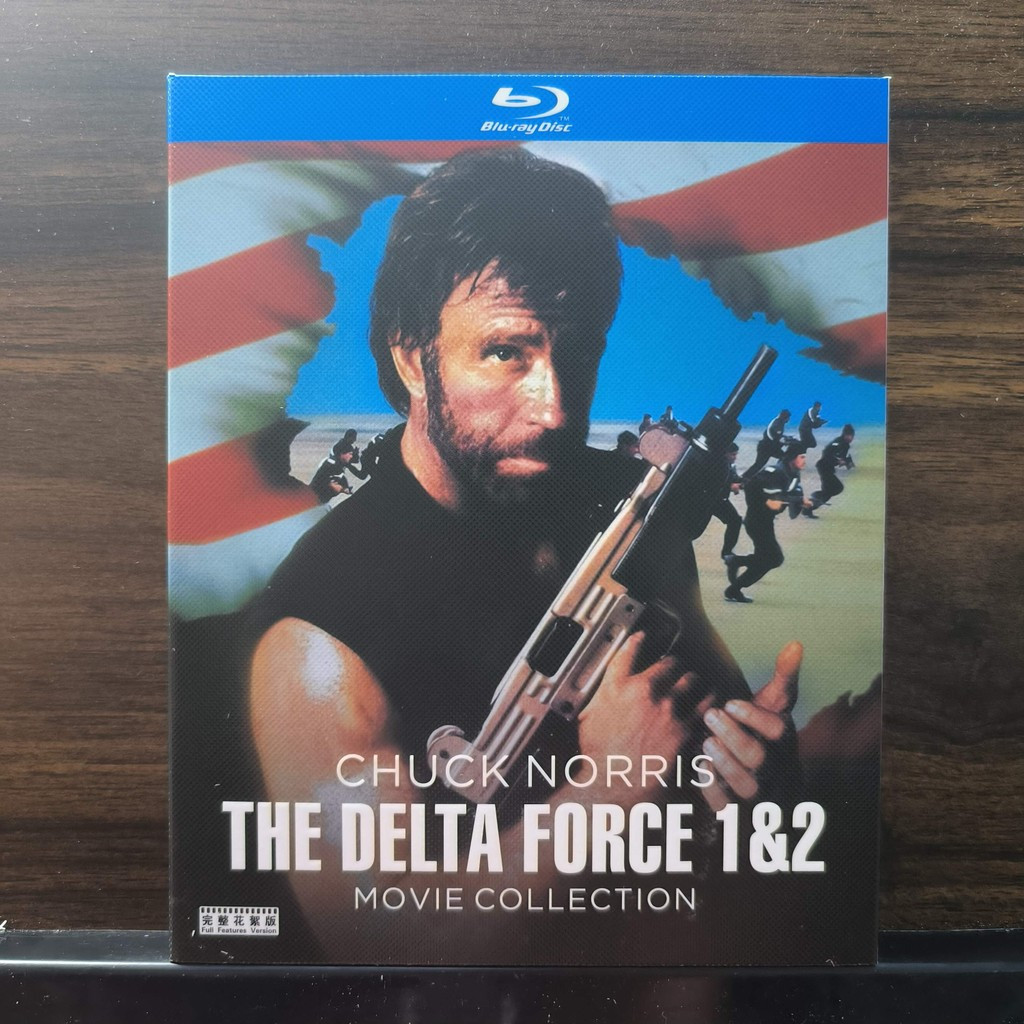 Đĩa Blu-ray Phim Mỹ The Delta Force 1986 + Delta Force 2: Operation Stranglehold 1990 EN ZH Thái Lan