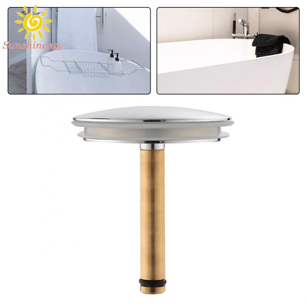 【SUNAGE】44mm Chrome or Copper Brass Bathtub Drain Stopper with Adjustable Rod 54-56mm【HOT Fashion】