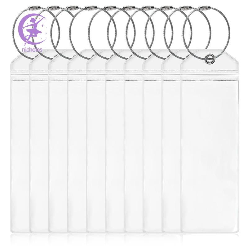 Thẻ hành lý, Thẻ hành lý 10 gói, Hộp đựng thẻ hành lý hành trình, Thẻ hành lý hành trình, Nhãn hành 