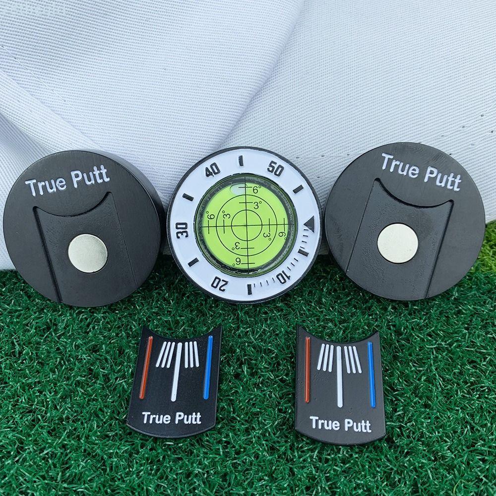 THEGIRL Level Reading Ball Marker, Độ chính xác cao đọc mũ golf Clip Marker, Golf Green Reader Từ mà