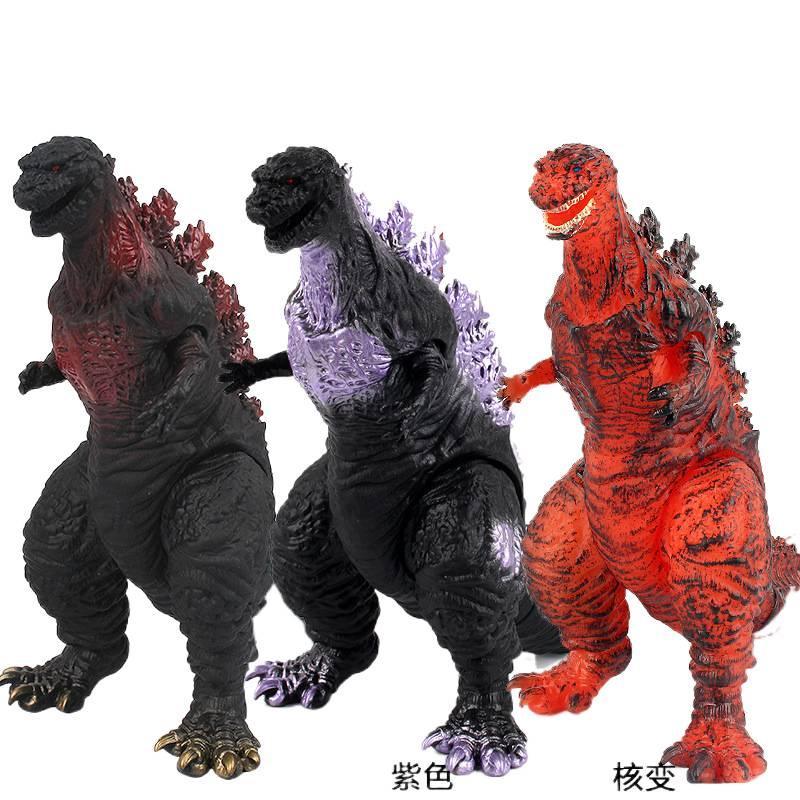 Red Lotus Godzilla Runaway Space Confused Star Breath Movie Series Soft Gum Godzilla