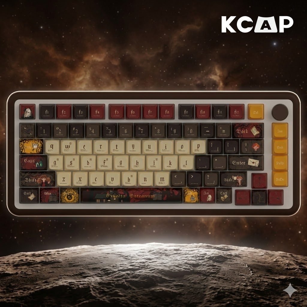 Bộ Keycap Phép Thuật Gryffindor Magic MDA PBT | KCRAFT - World of keycaps