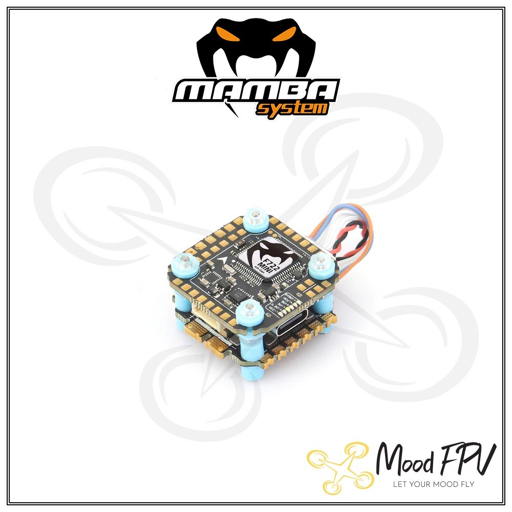 Tháp Mạch Mamba Stack F722 Mini MK4 + Điều Tốc ESC F40_128K BLHeli32 2-6S