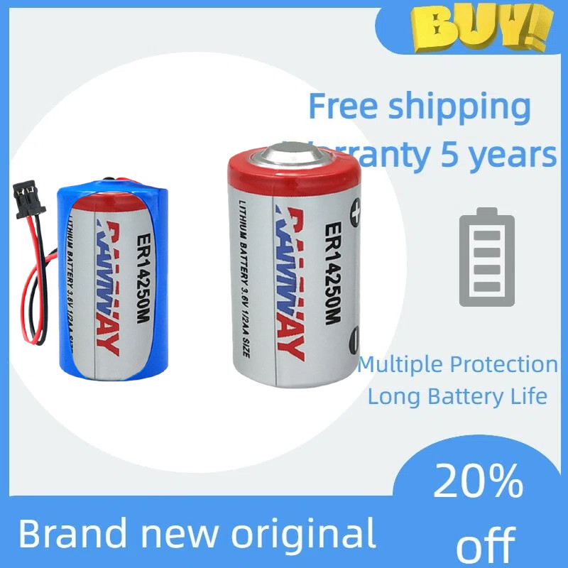 RAMWAY Ruiyi ER14250M Pin Lithium 3.6V công suất cao ER14250 Đầu dò Servo 1 / 2AA Pin Mới