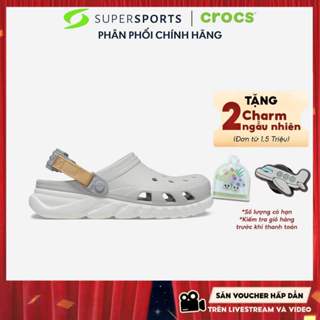 Giày Clog Unisex Crocs Duet Max Ii - Xám - 208776-1FT ADS31 LS100