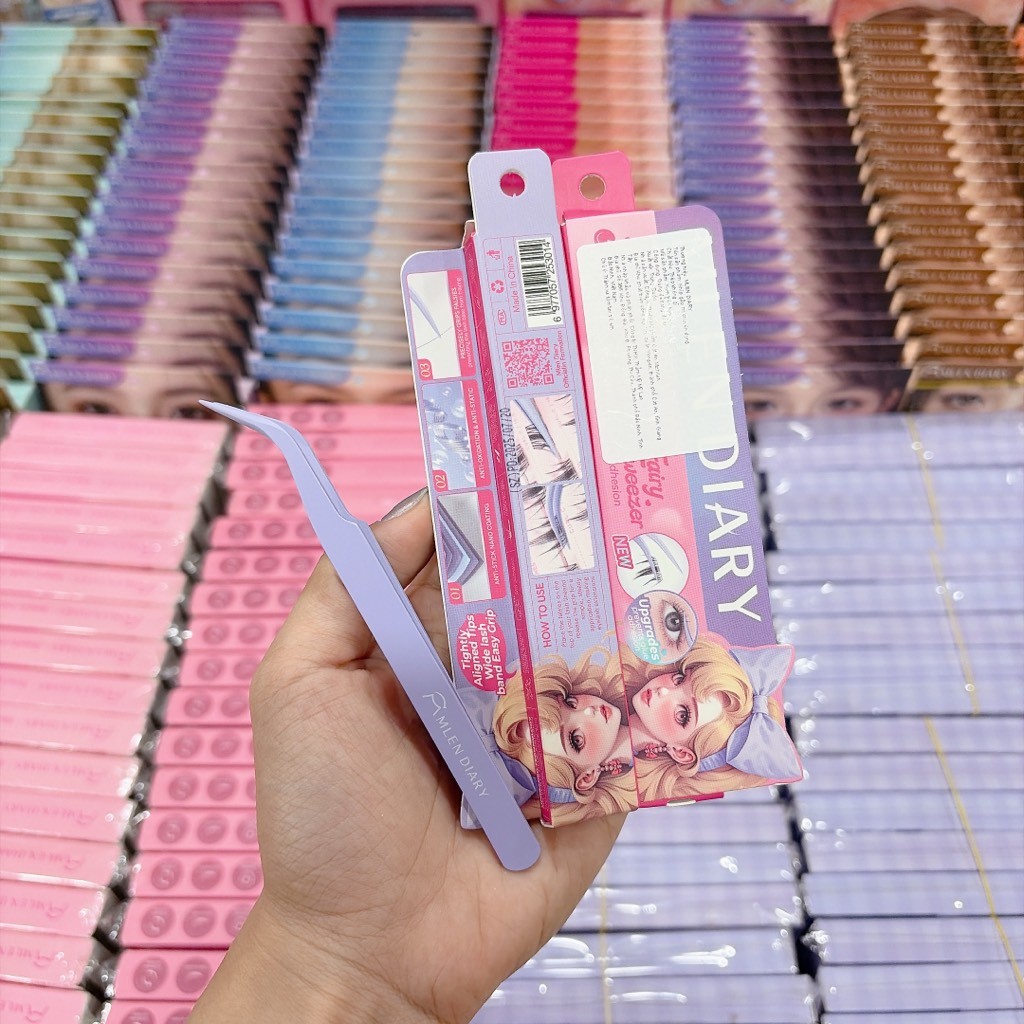 [MLEN DIARY] Nhíp Gắn Mi Chống dính keo (Nhíp nano)