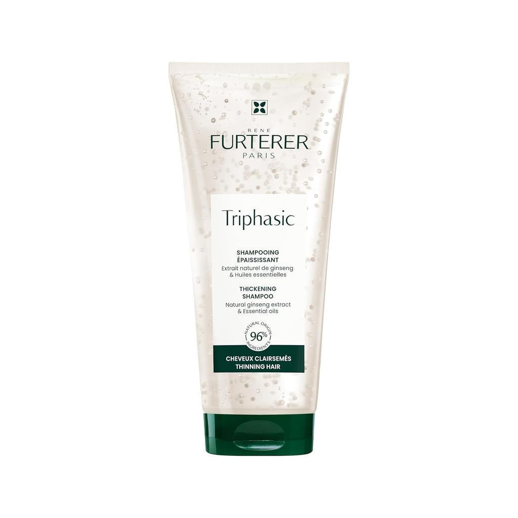 Dầu gội làm dày Rene Furterer TRIPHASIC – Dành cho tóc mỏng – Cải thiện mật độ và sức mạnh tóc – Din