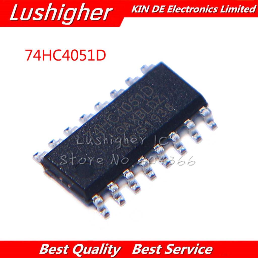 20 CHIẾC 74HC4051D SOP 74HC4051 SOP16 SN74HC4051DR SMD Mới Chính Hãng