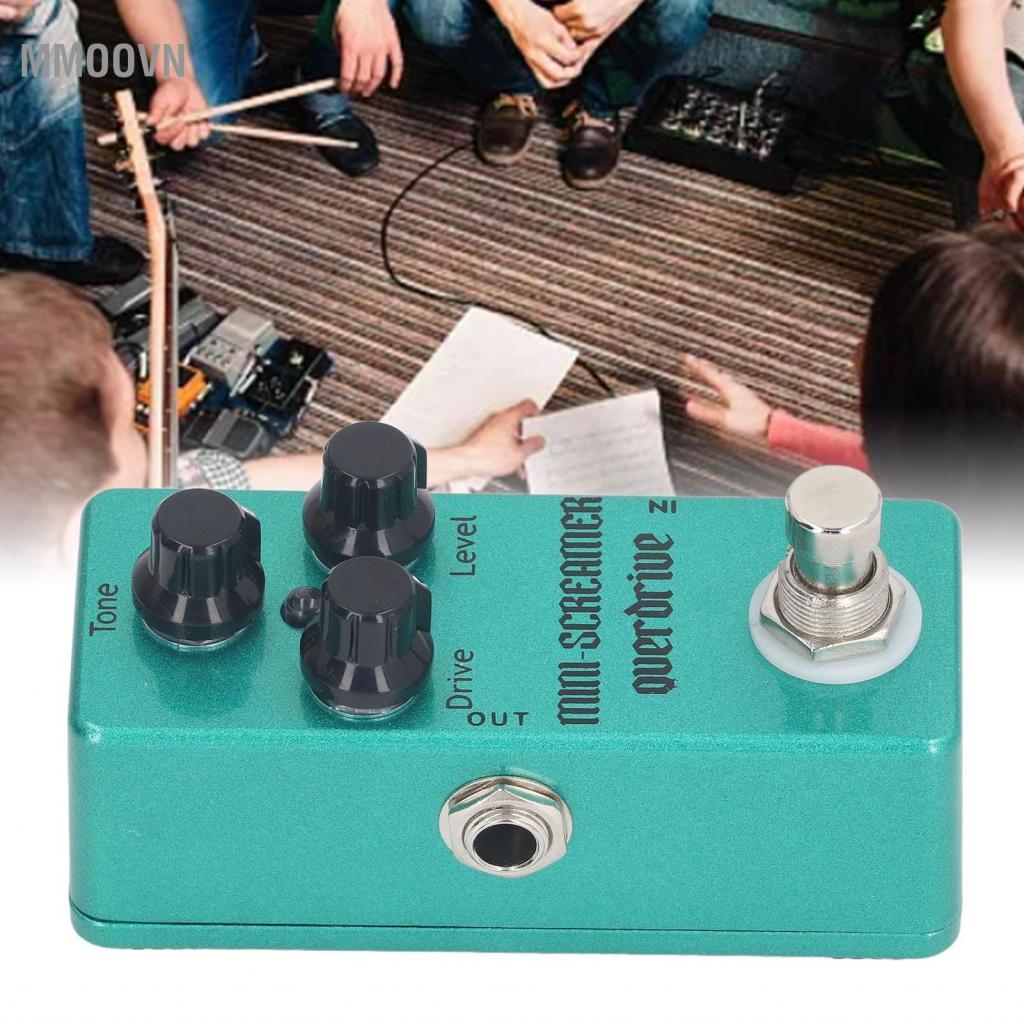 Mmoovn Guitar Effect Pedal Drive Level Tone Núm Overdrive Điều chỉnh dễ dàng Mượt mà và tự nhiên cho