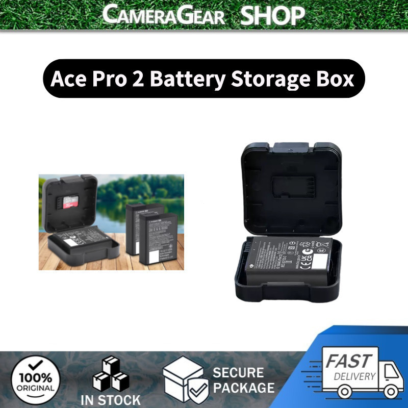 Hộp lưu trữ pin CameraGear cho pin Insta360 Ace Pro 2 / Ace pro / Ace