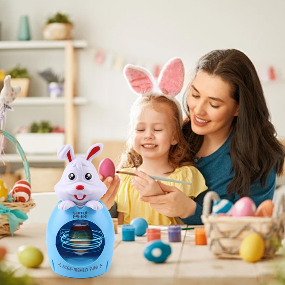 Easter Egg Decoration Kit Bunny Egg Spinner Painting Machine ​Lathe Gift Kids