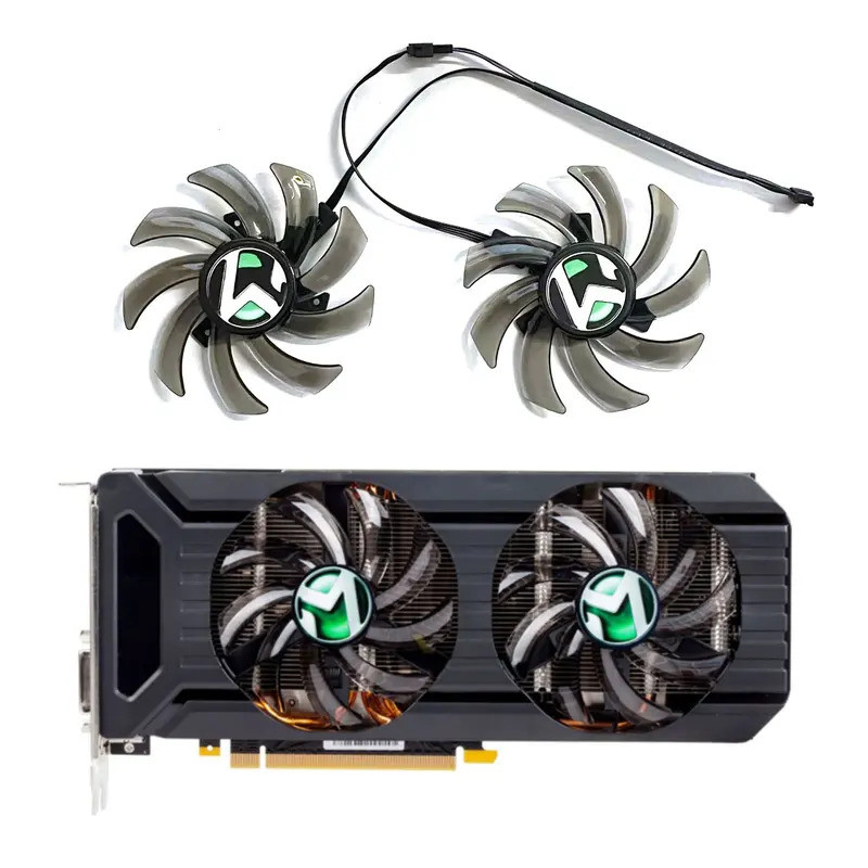 Quạt GPU hoàn toàn mới 85MM 4PIN GA91S2U GTX1070 1070TI phù hợp cho card đồ họa Maxxuan GeForce GTX1