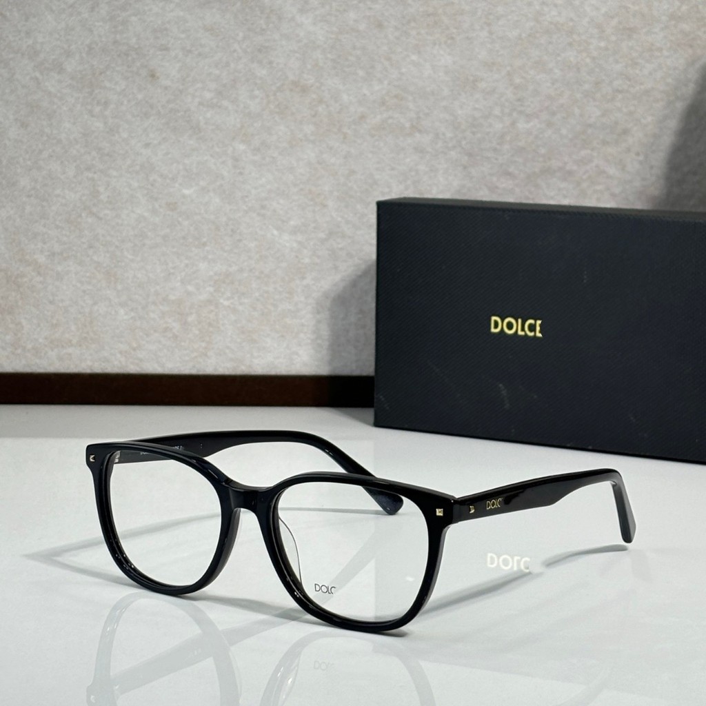 DG  New Style Glasses Black Frame Square Round Face Glasses Frame Zhao Lusi Casual No Makeup Glasses