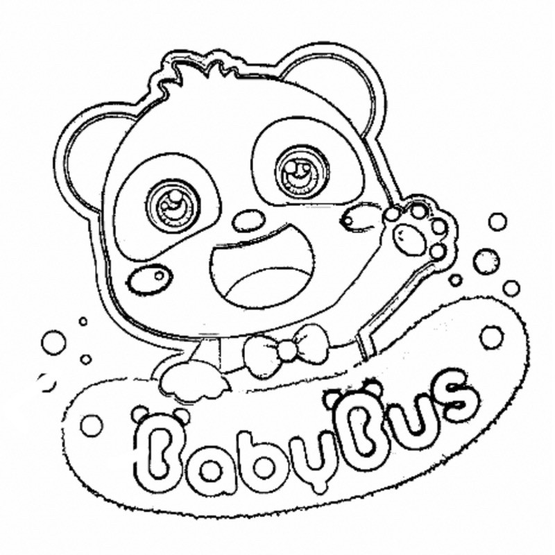 Babybus Kiki và Miumiu - Set 15 Tờ Tranh Tô Màu A4 A5 cho bé Dùng Màu Sáp, Màu Chì, Màu Nước - TRANH