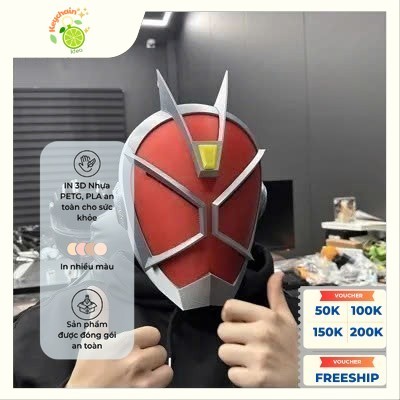 Mũ Kamen Rider Wizard Helmet dùng để cosplay và trang trí decor