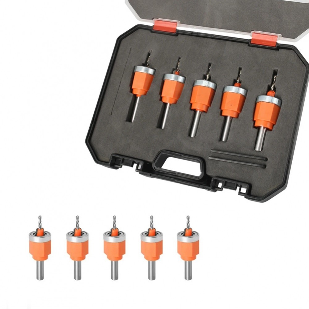 【Clearance】Countersink Drill Bit Total Length Uniform Holes Compact Drill Bit Portable Bit【LAGO-VN】