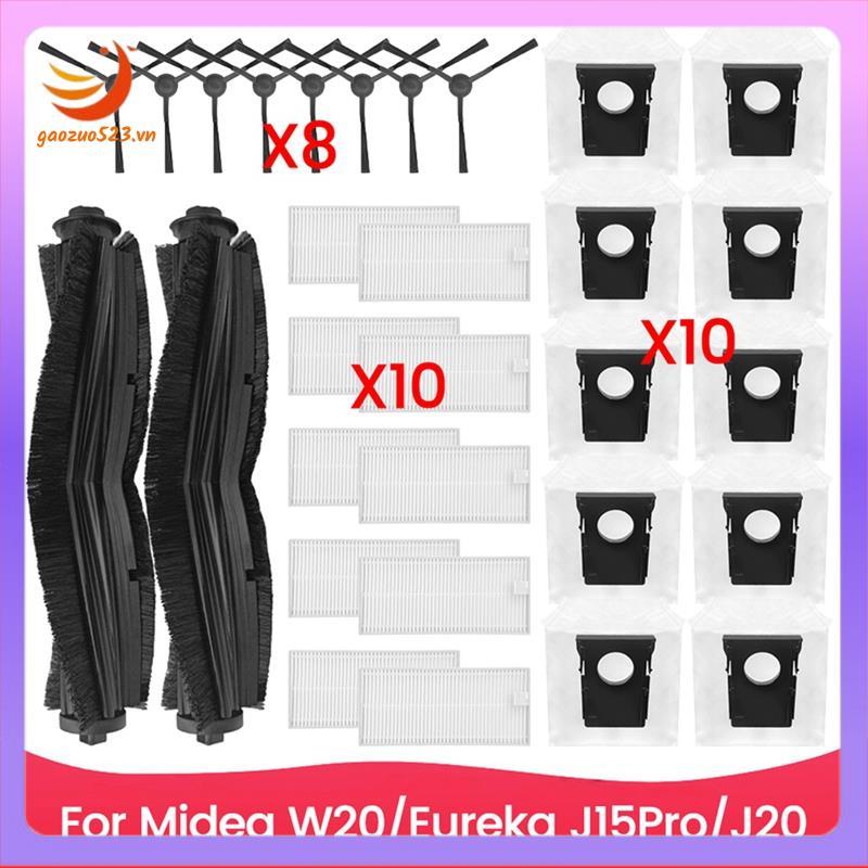 [gaozuo523.vn] Bộ 30 Túi Đựng Bụi Bàn Chải Và Lọc Cho W20 Cho J15Pro J20 Phụ Kiện Máy Hút Bụi Phụ Ki