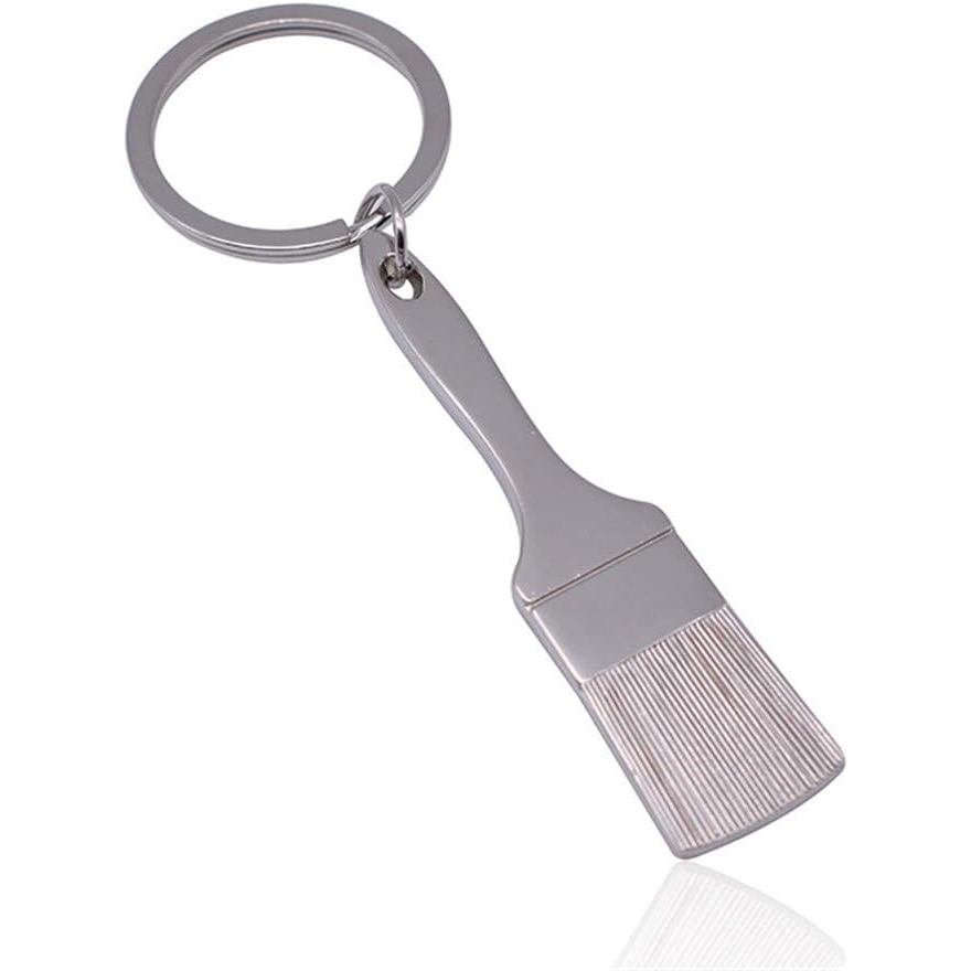 Cọ Sơn Móc Khóa-Paint Brush Keyring-Paint Brush Charm-Paint Brush Key Chain-Artist Keychain-Painter 