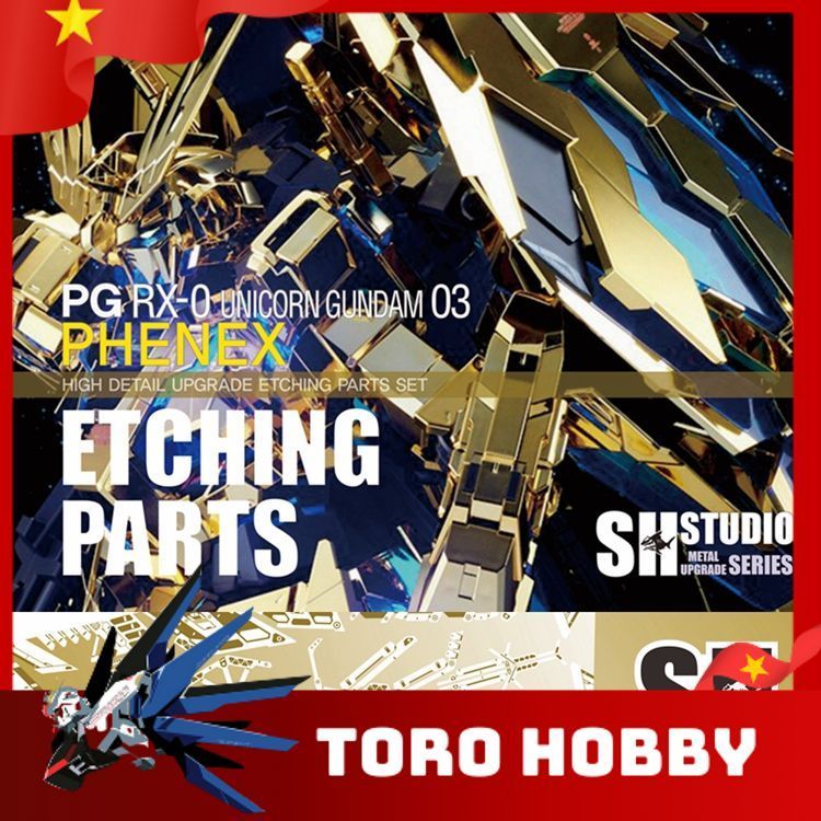 Decal Kim Loại - Etching Part PG Phenex (Hàng SH Studio)