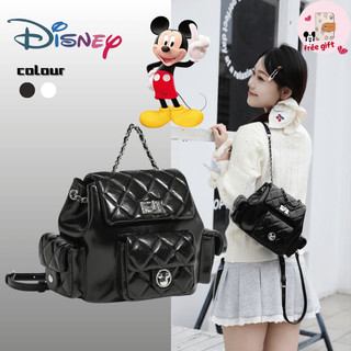 [Xác thực chính thức] Ba lô nữ Disney Mickey Series Thời trang thông thường Ba lô dung tích lớn đi học Túi đi học Ba lô hoạt hình chống mài mòn chống nước
