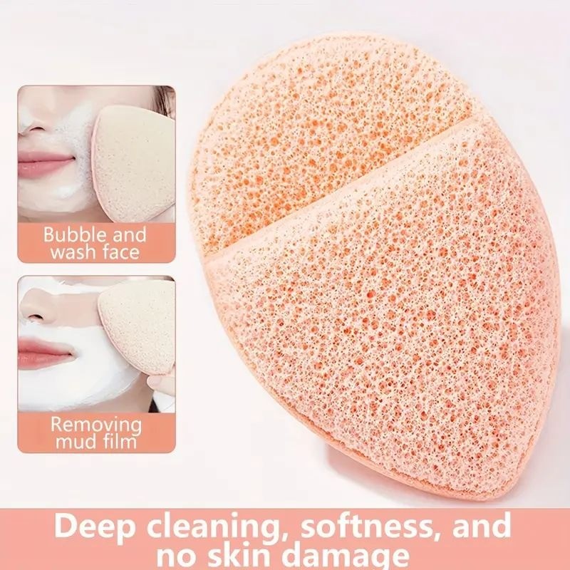Miếng bọt biển & miếng làm sạch da mặt mềm mại, miếng bọt biển tắm có thể tái sử dụng, tẩy tế bào ch