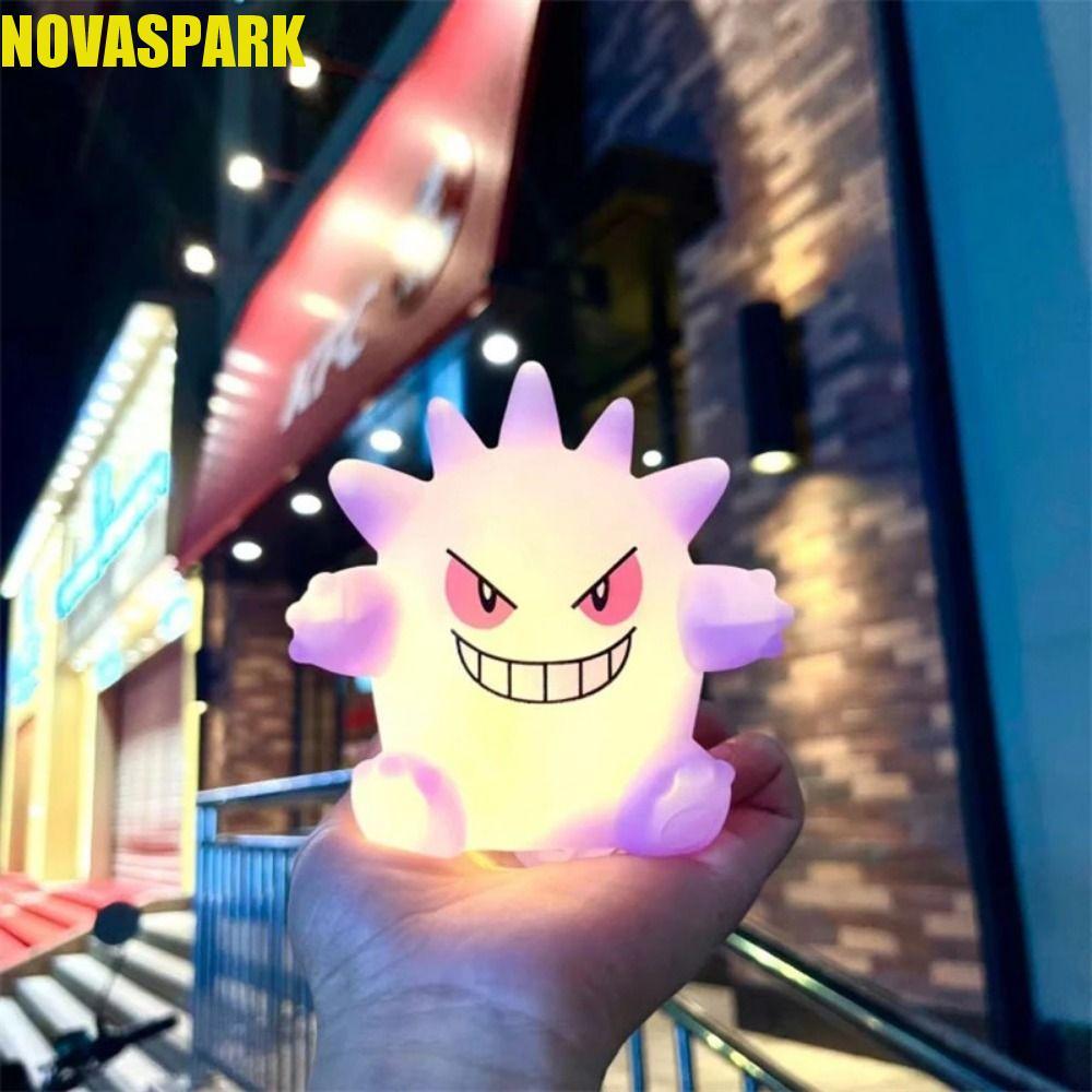 Đèn ngủ mô hình Gengar NOVASPARK, Mô hình Gengar Anime Nhân vật Gengar Đèn ngủ, Đèn đầu giường Đồ ch