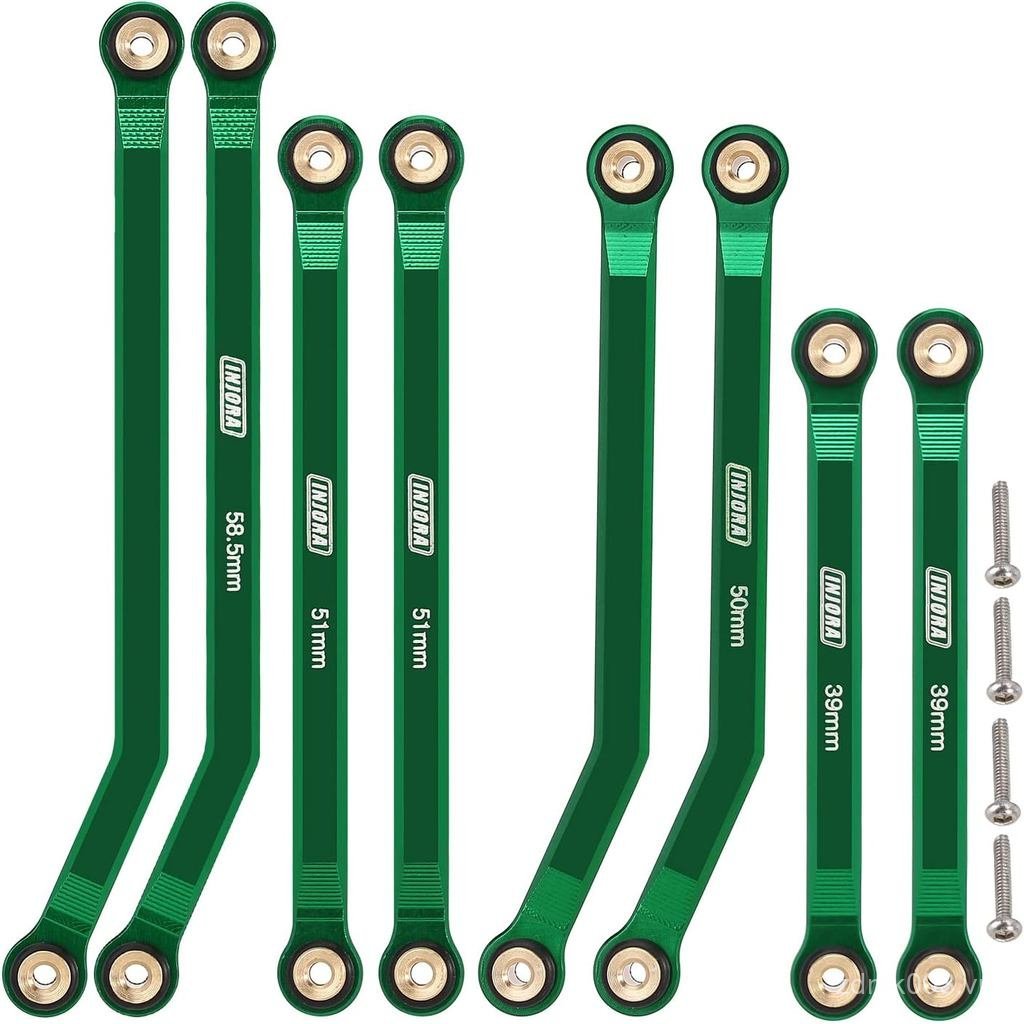 Bộ 4 liên kết phía trước giải phóng mặt bằng cao INJORA cho SCX24 C10 JLU Bronco Base Camp Axial 1 /