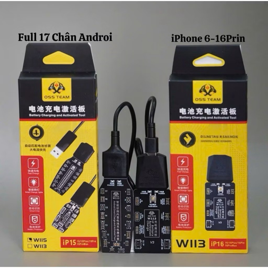 Bảng Kích Pin Mini IP 6-16prm + Androi - DNT Zin