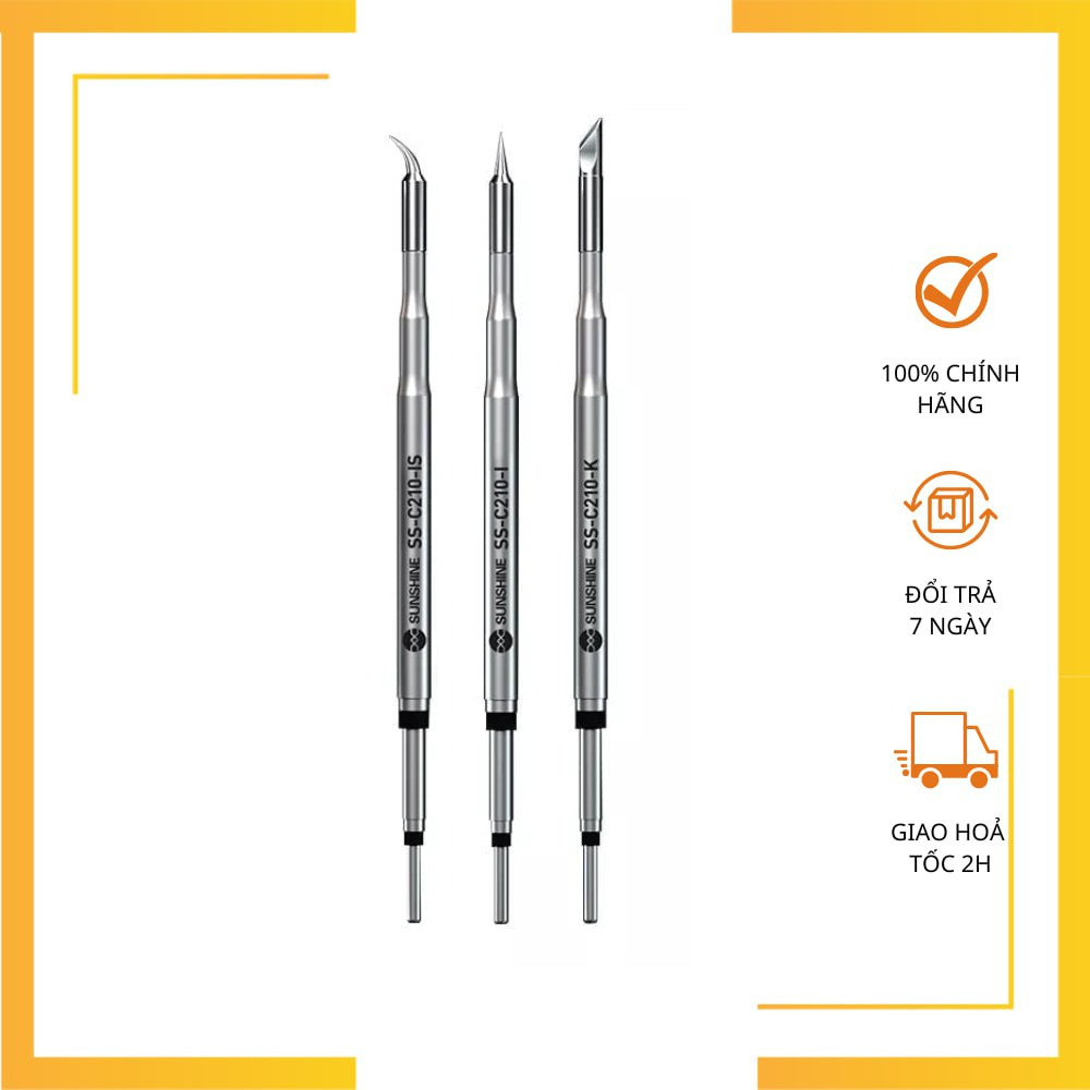 Mũi hàn dẹp Sunshine T210/C210 - Sử dụng cho tất cả mẫu máy hàn phổ thông