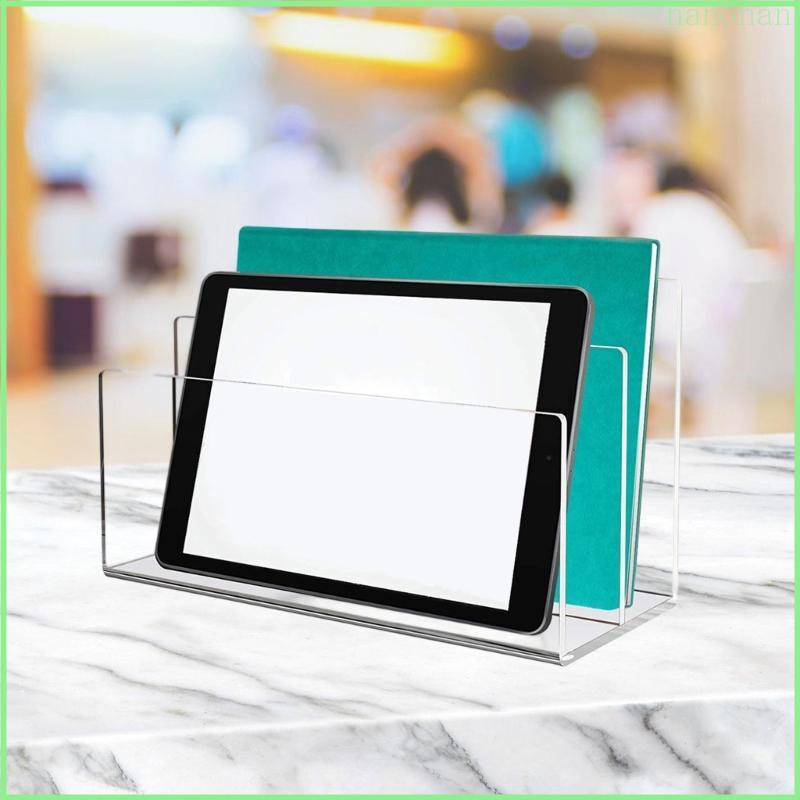 Nan Acrylic File Holders Clear Desk Organizer Desktop File Sorter Folder