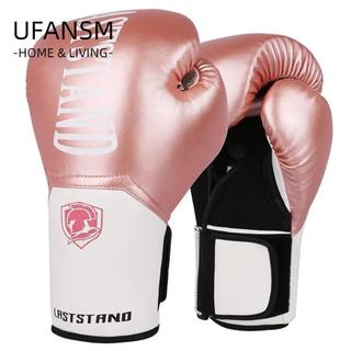 Găng tay và túi đấm bốc UFASM 8/10/12/14oz - Dày, thoáng khí, phù hợp Muay Thái và Sanda