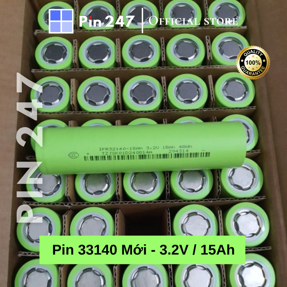 Phụ kiện Cell pin 32140 lifepo4 3,2V 15Ah ( Hàng mới 100%)  - Pin247