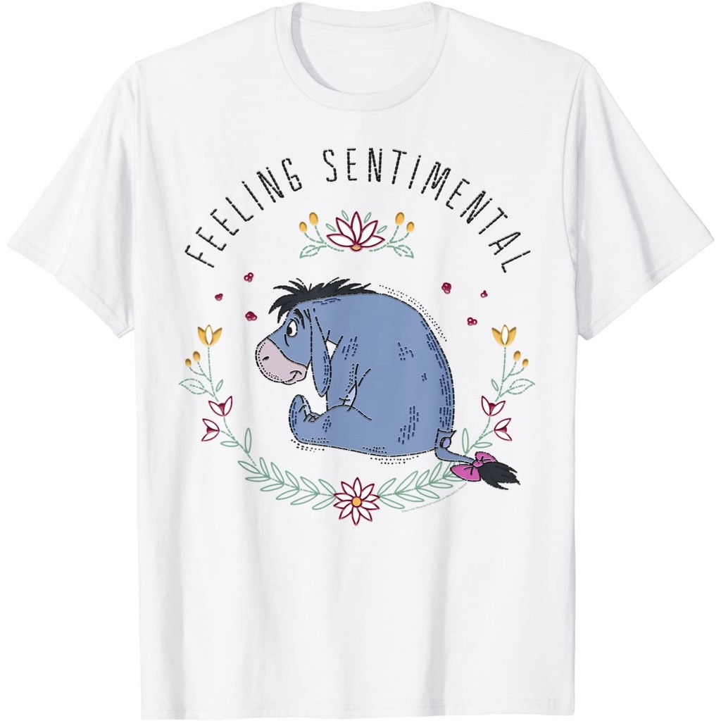 Áo thun người lớn Disney Winnie The Pooh Eeyore Cảm giác Sentimetal